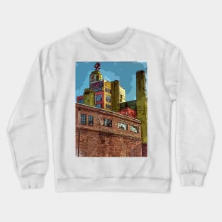 Rainier Beer building in Seattle Wa Classic Crewneck Sweatshirt